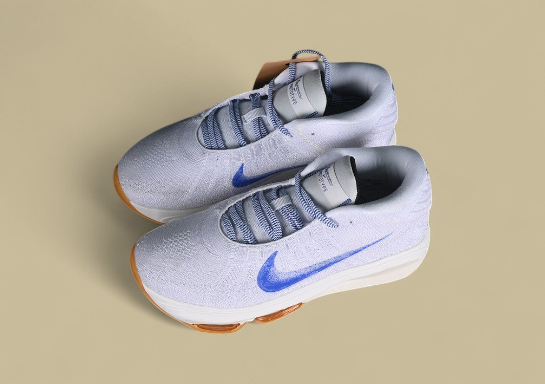 Nike Air Zoom G.T. Hustle 3 FP White & Phantom with Total Orange and Racer Blue Bursts