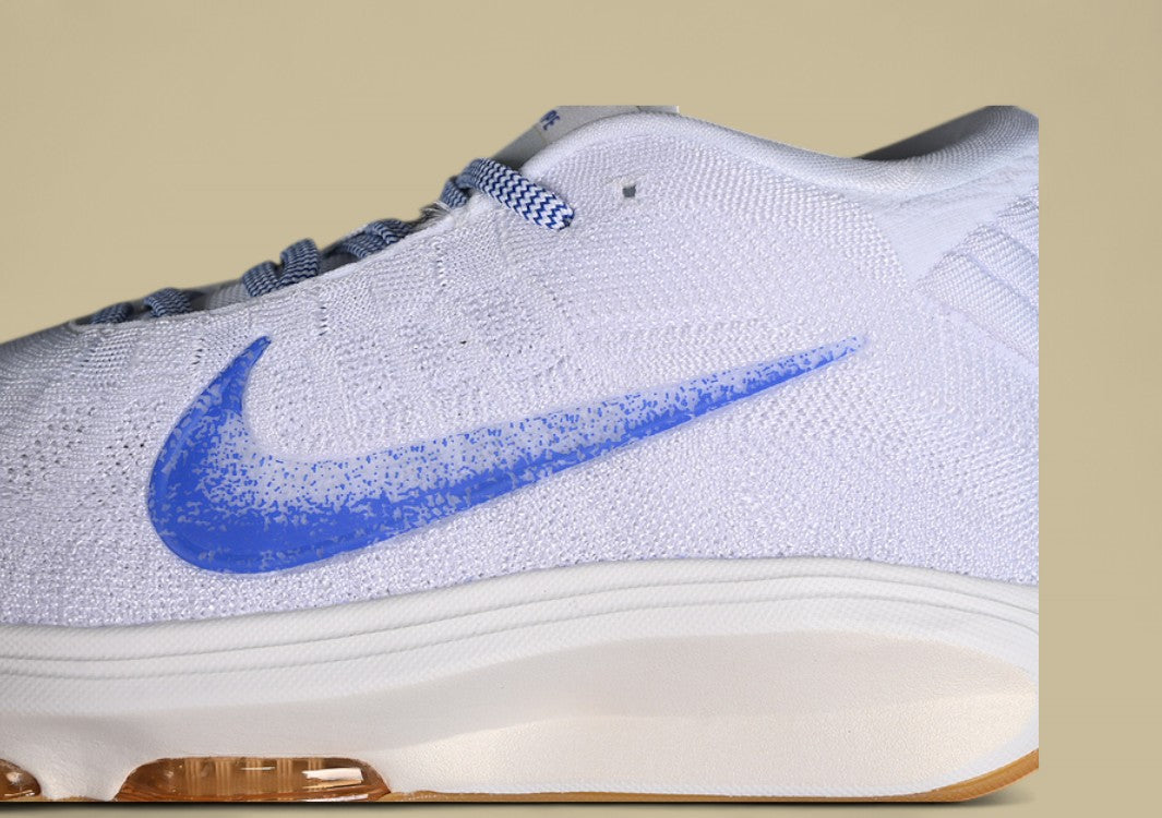 Nike Air Zoom G.T. Hustle 3 FP White & Phantom with Total Orange and Racer Blue Bursts