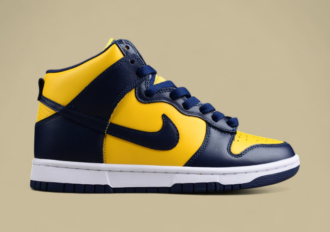 Nike Dunk High "Michigan" SB High-Top Sports Casual Shoes