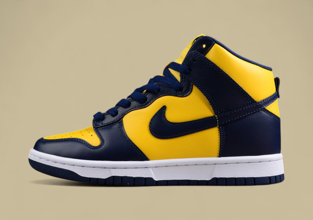 Nike Dunk High "Michigan" SB High-Top Sports Casual Shoes