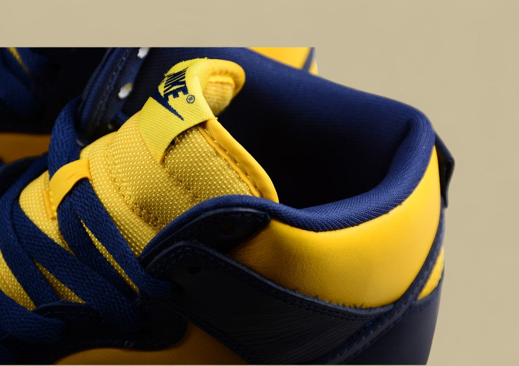 Nike Dunk High "Michigan" SB High-Top Sports Casual Shoes