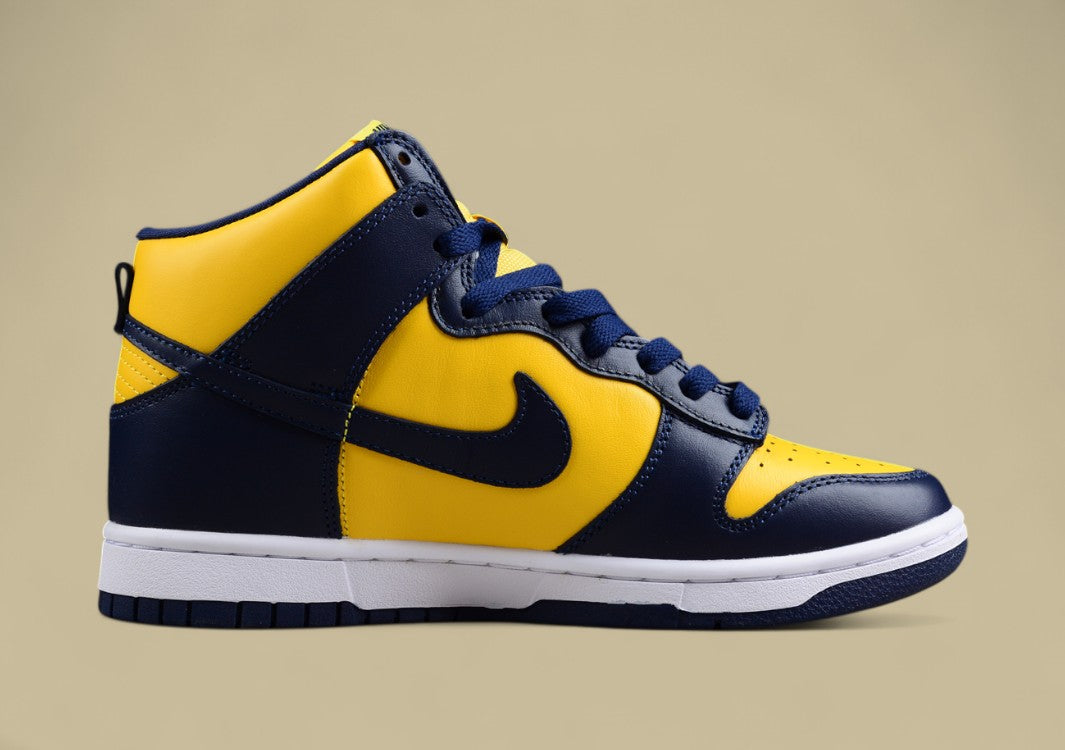 Nike Dunk High "Michigan" SB High-Top Sports Casual Shoes