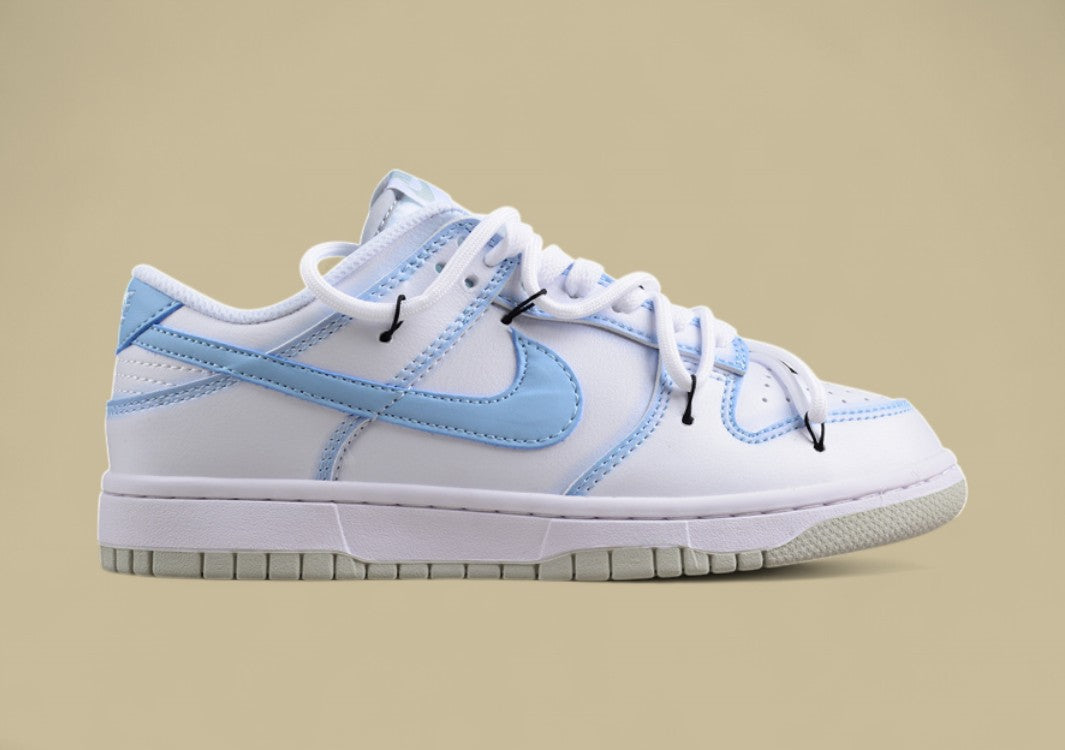 Nike Dunk Low Custom "Broken Backboard" Deconstructed Strap SB Casual Street Shoes