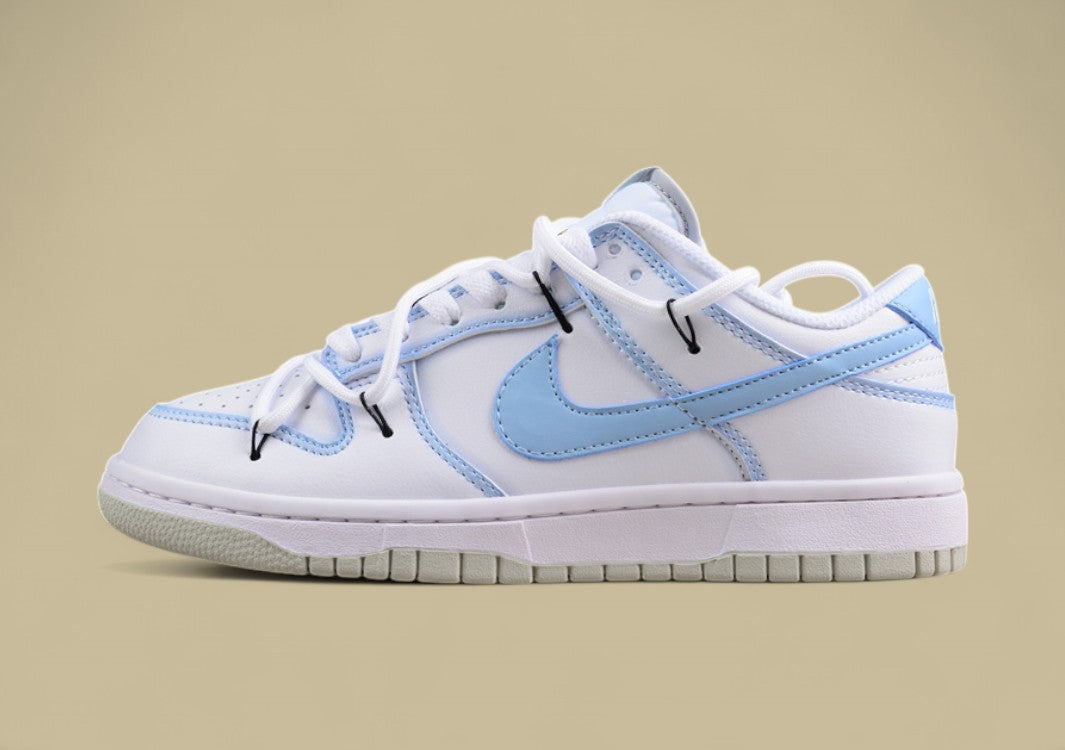 Nike Dunk Low Custom "Broken Backboard" Deconstructed Strap SB Casual Street Shoes
