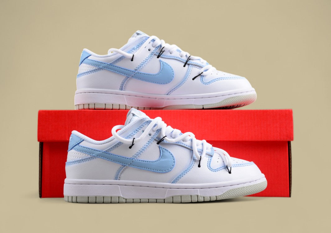 Nike Dunk Low Custom "Broken Backboard" Deconstructed Strap SB Casual Street Shoes