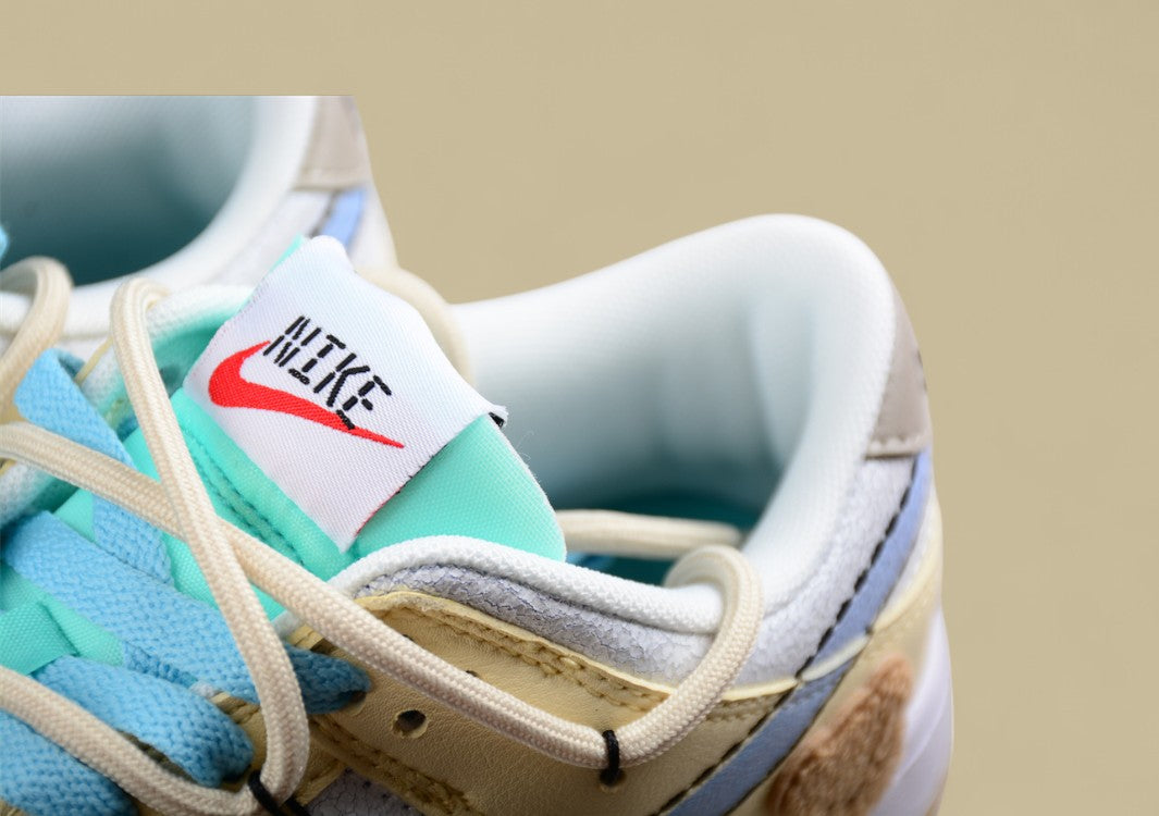 Nike Dunk Low Custom Deconstructed Straps Sb Low-top Casual Sneakers
