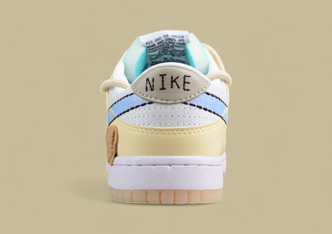 Nike Dunk Low Custom Deconstructed Straps Sb Low-top Casual Sneakers