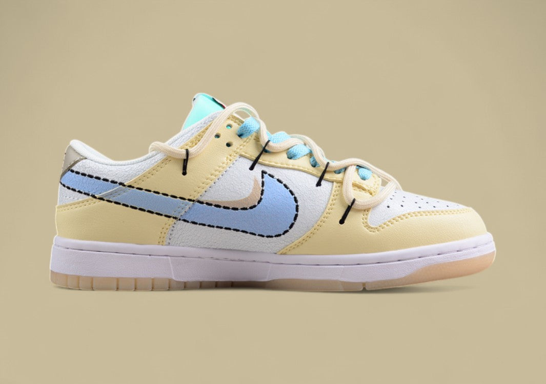 Nike Dunk Low Custom Deconstructed Straps Sb Low-top Casual Sneakers