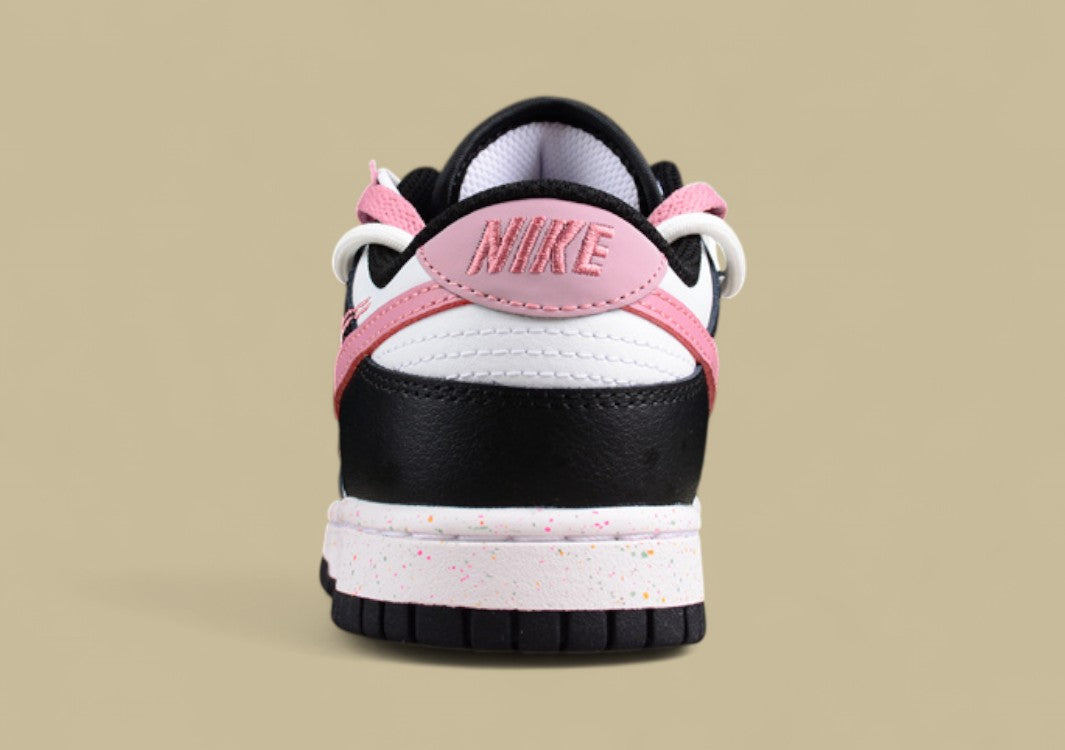 Nike Dunk Low "Multi Color Vitality" Pink Triple Swoosh Deconstructed Custom Sneakers