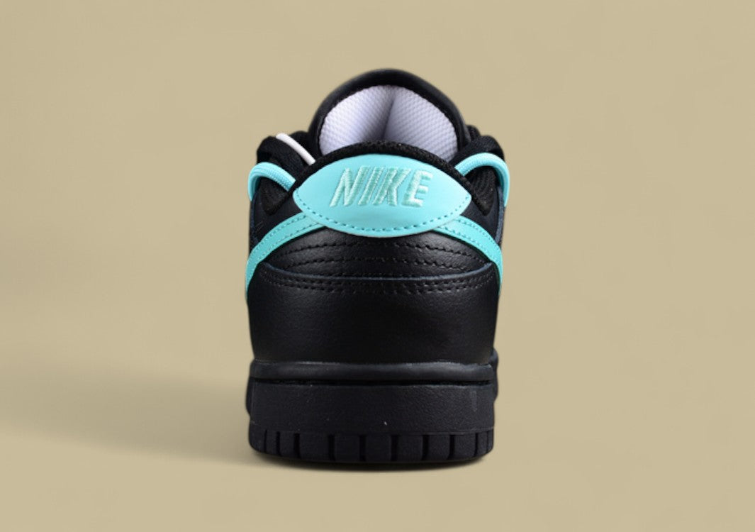 Nike Dunk Low “Vitality Black Aqua” Triple Swoosh Custom