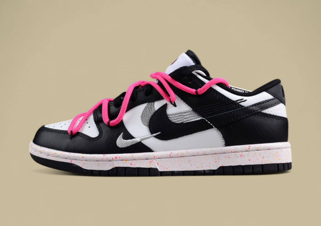 Nike Dunk Low “Vitality Black Pink” Deconstructed Custom