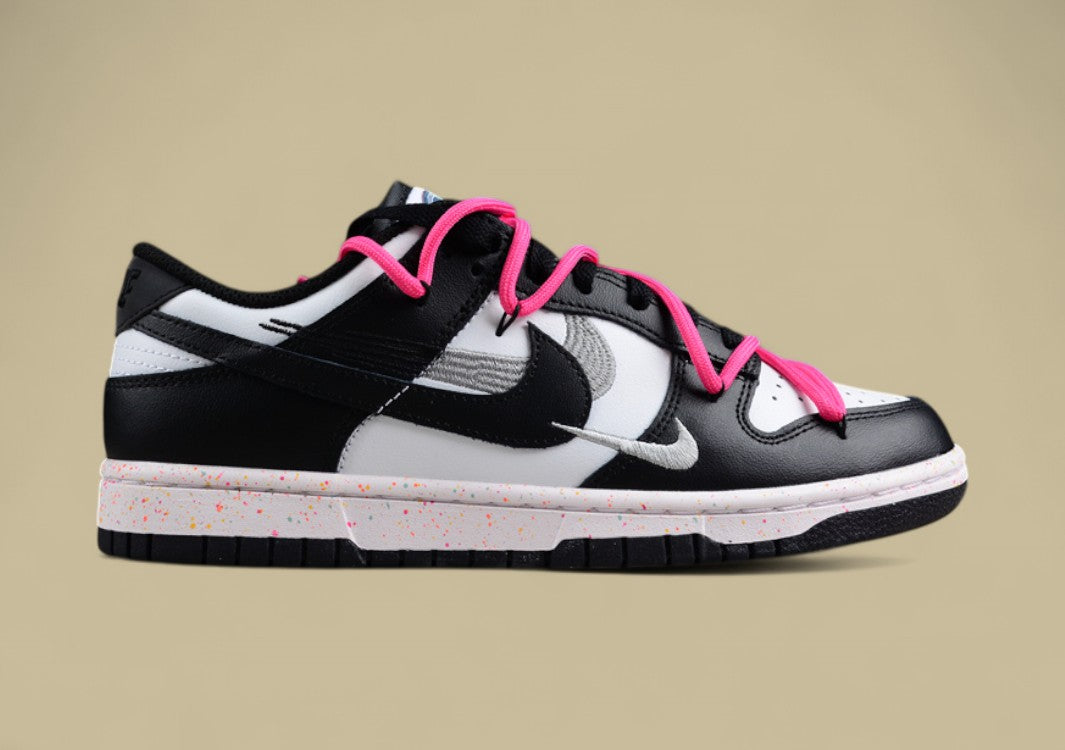 Nike Dunk Low “Vitality Black Pink” Deconstructed Custom