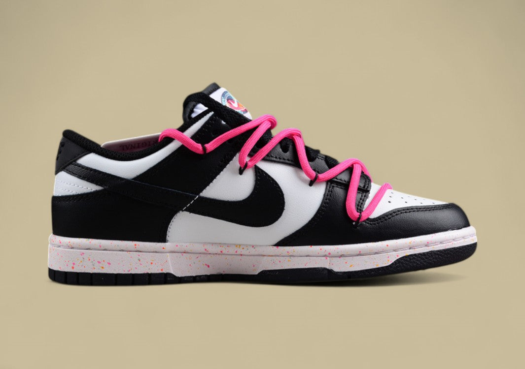 Nike Dunk Low “Vitality Black Pink” Deconstructed Custom