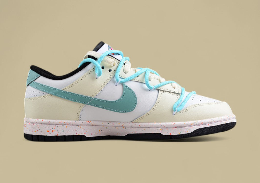 Nike Dunk Low “Vitality Blue” Triple Swoosh Custom