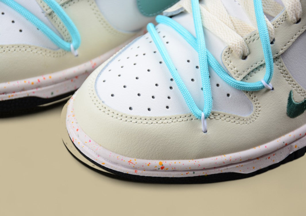 Nike Dunk Low “Vitality Blue” Triple Swoosh Custom