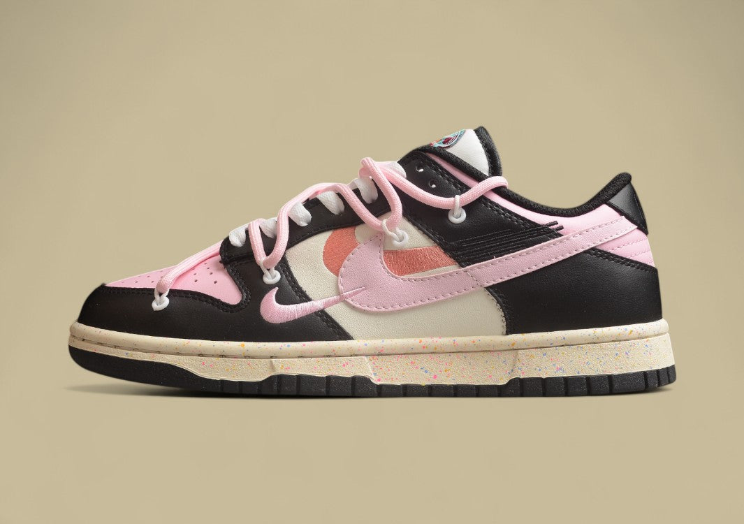 Nike Dunk Low “Vitality Blush Pink” Triple Swoosh Custom
