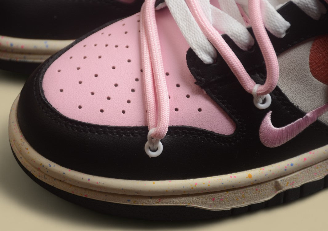 Nike Dunk Low “Vitality Blush Pink” Triple Swoosh Custom