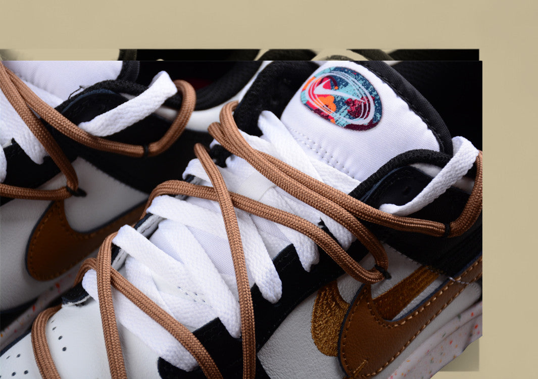 Nike Dunk Low “Vitality Mocha” Triple Swoosh Custom