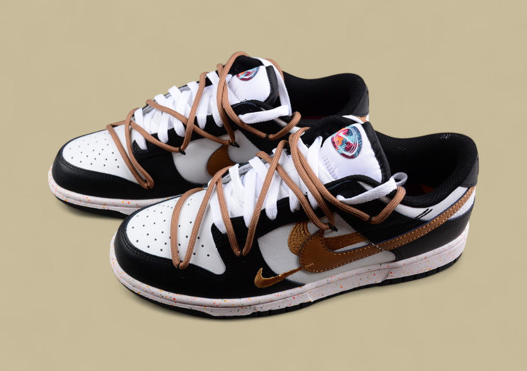 Nike Dunk Low “Vitality Mocha” Triple Swoosh Custom