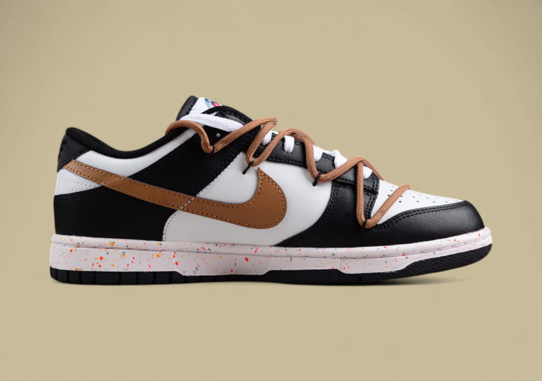 Nike Dunk Low “Vitality Mocha” Triple Swoosh Custom