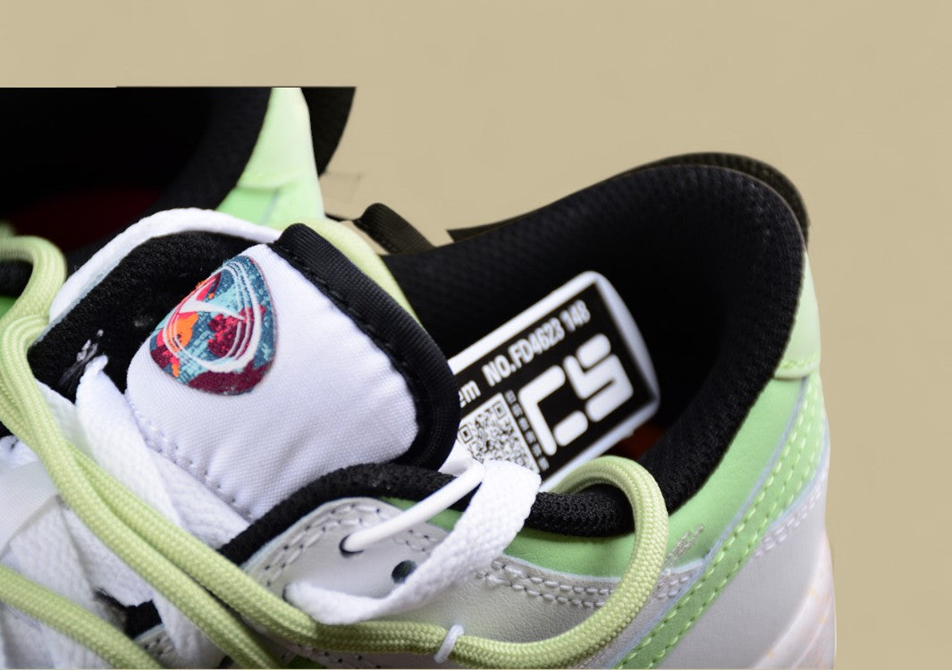 Nike Dunk Low “Vitality Multicolor” Triple Swoosh Custom