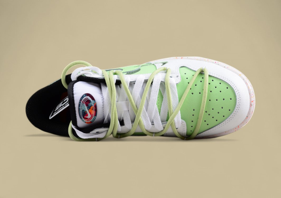 Nike Dunk Low “Vitality Multicolor” Triple Swoosh Custom