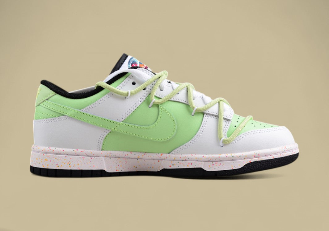 Nike Dunk Low “Vitality Multicolor” Triple Swoosh Custom