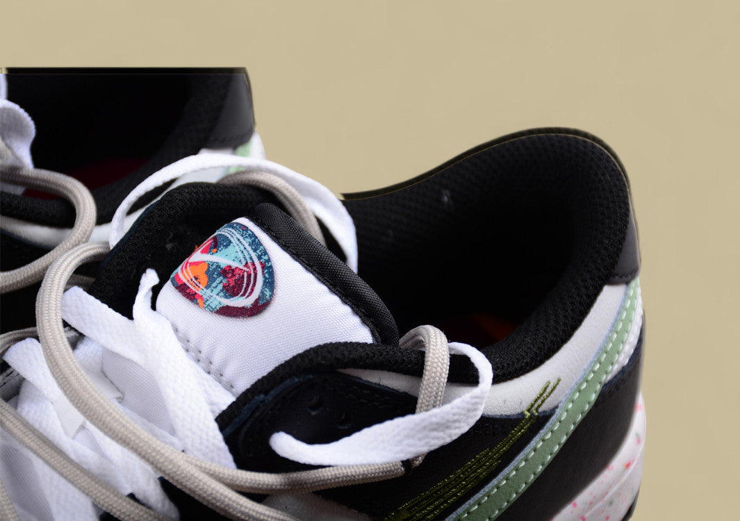 Nike Dunk Low “Vitality Olive Green” Triple Swoosh Custom