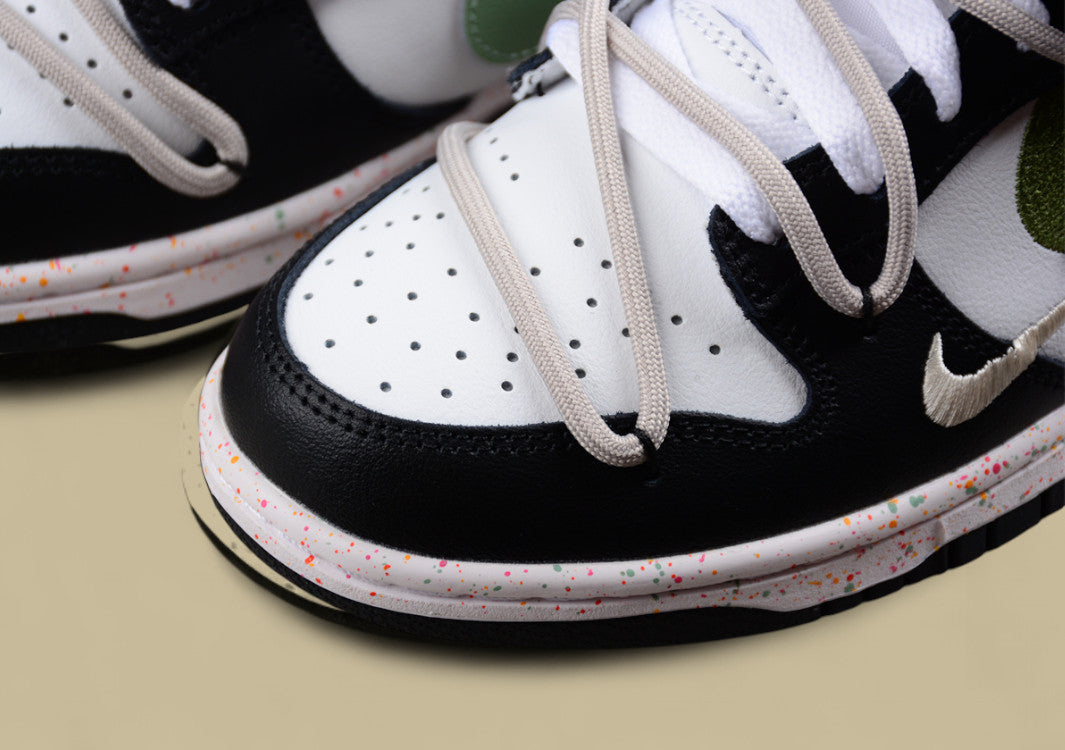 Nike Dunk Low “Vitality Olive Green” Triple Swoosh Custom