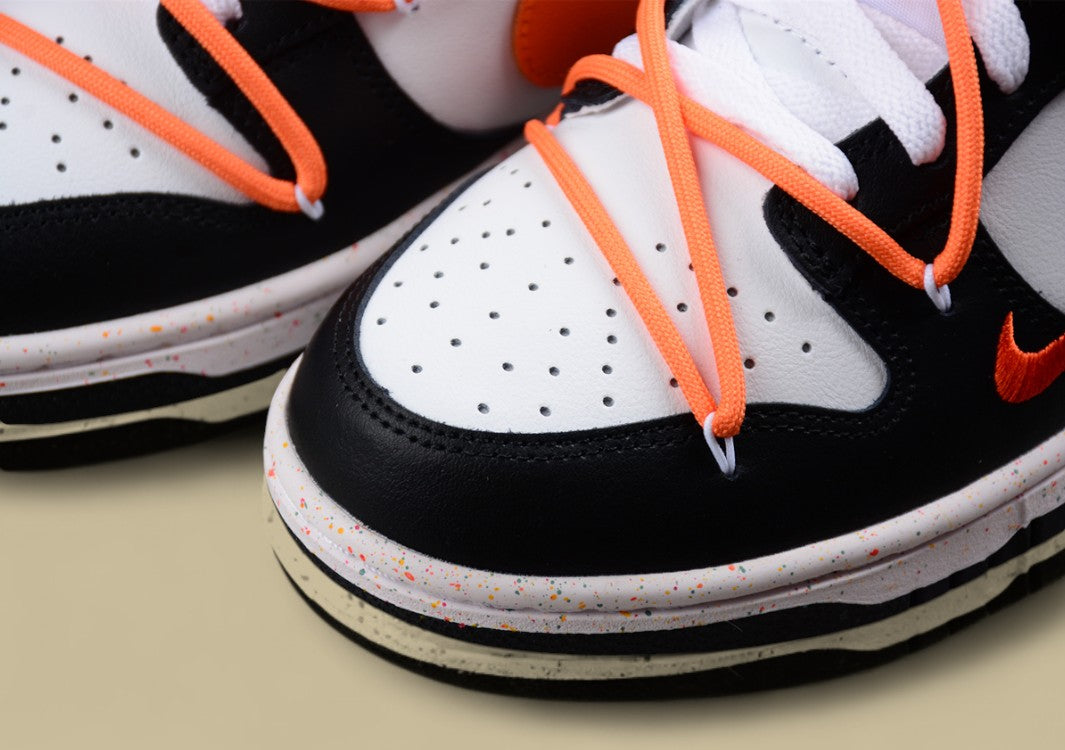 Nike Dunk Low “Vitality Orange” Triple Swoosh Custom