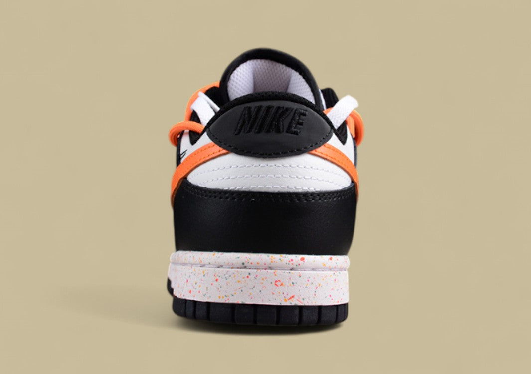Nike Dunk Low “Vitality Orange” Triple Swoosh Custom