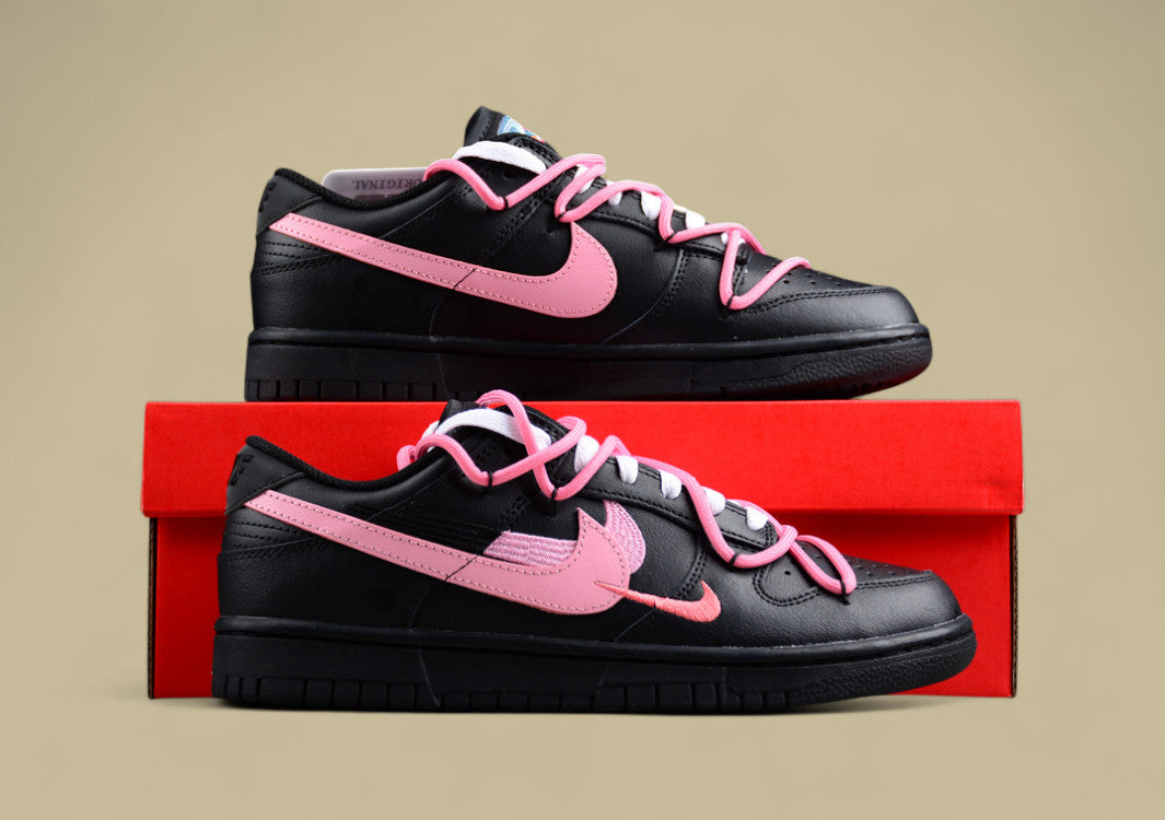 Nike Dunk Low “Vitality Pink” Triple Swoosh Custom