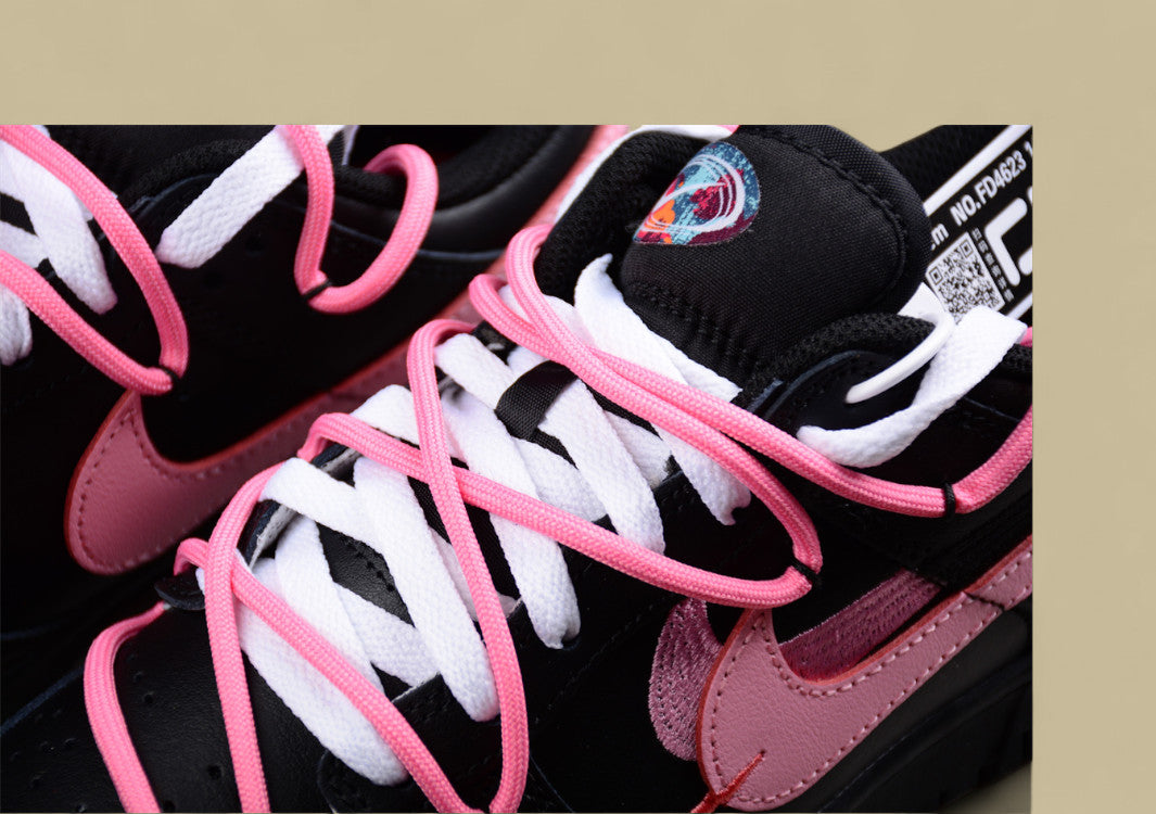 Nike Dunk Low “Vitality Pink” Triple Swoosh Custom