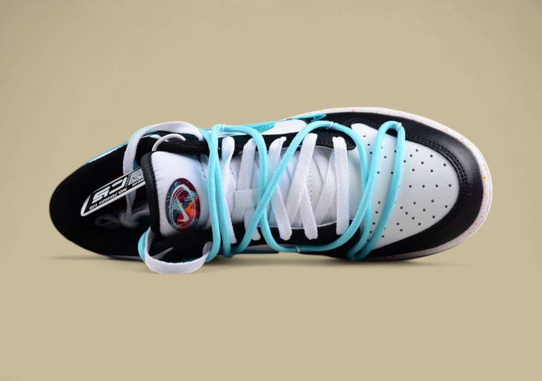 Nike Dunk Low “Vitality Teal” Triple Swoosh Custom