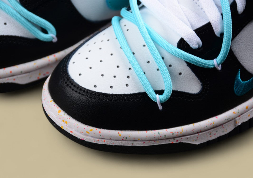 Nike Dunk Low “Vitality Teal” Triple Swoosh Custom