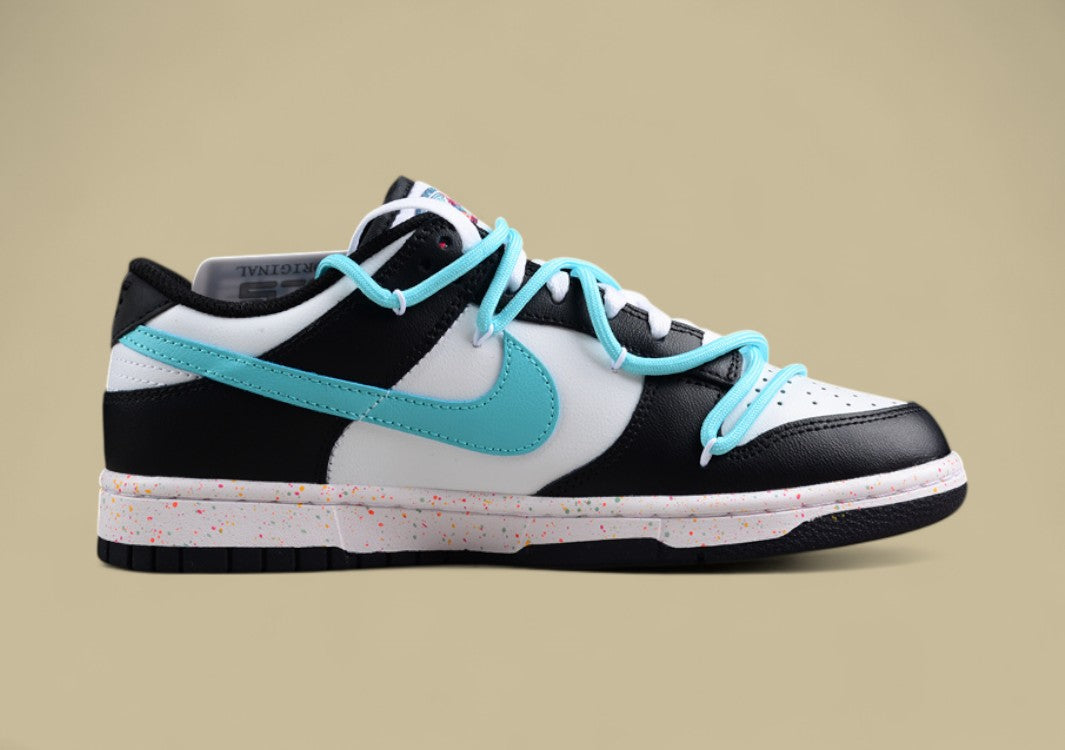Nike Dunk Low “Vitality Teal” Triple Swoosh Custom