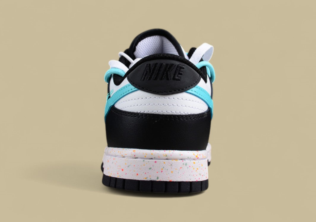 Nike Dunk Low “Vitality Teal” Triple Swoosh Custom
