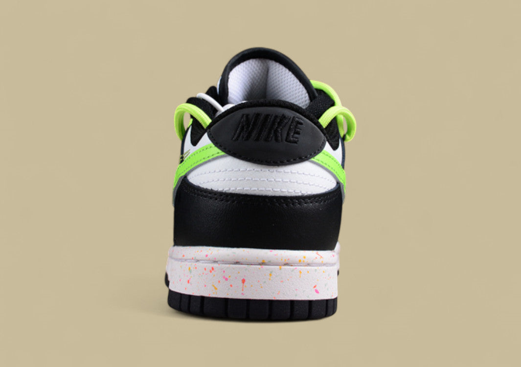 Nike Dunk Low “Vitality Volt” Triple Swoosh Custom