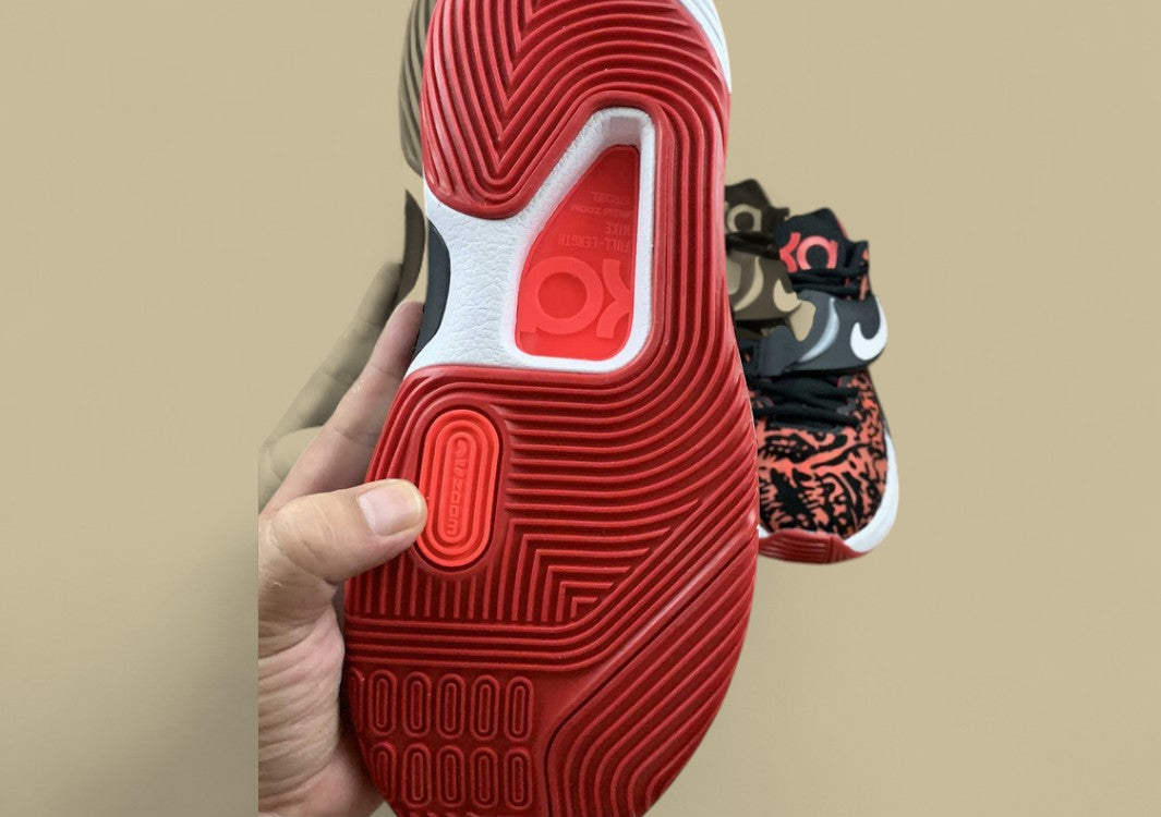 Nike KD EP "Bred" University Red White Basketball Shoes