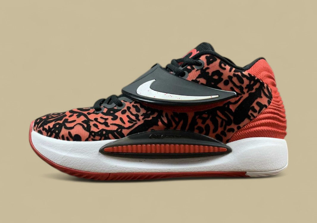 Nike KD EP "Bred" University Red White Basketball Shoes