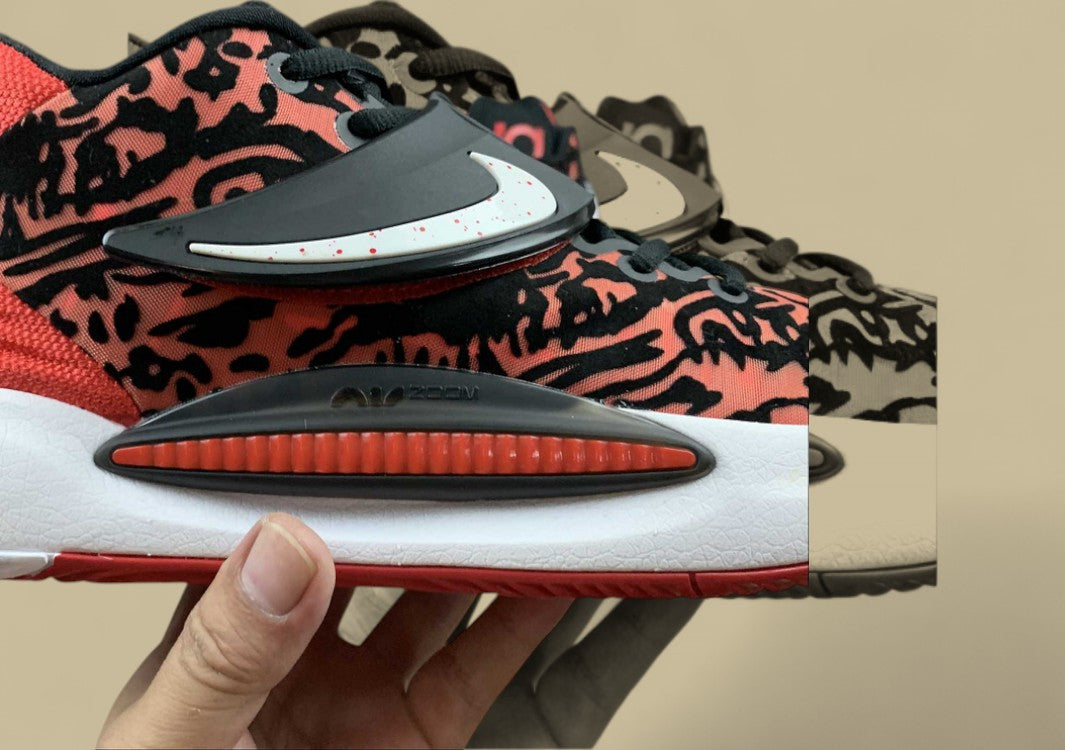 Nike KD EP "Bred" University Red White Basketball Shoes
