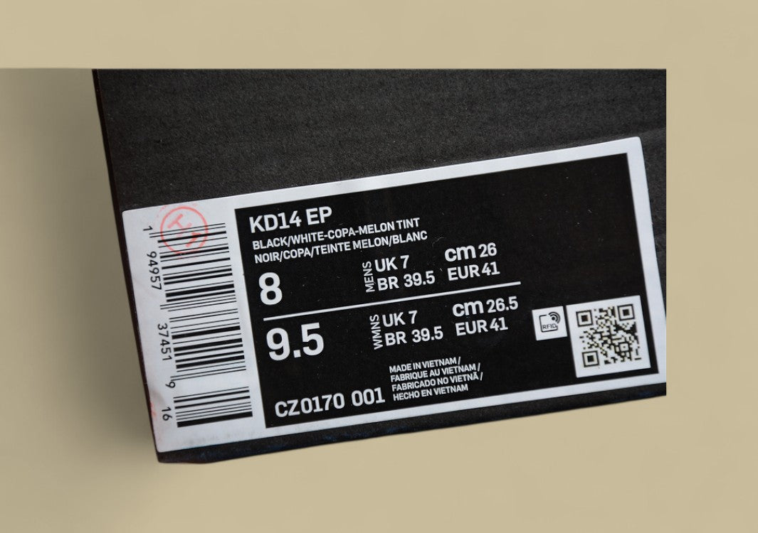 Nike KD EP Essential Black Melon Tint Shoes