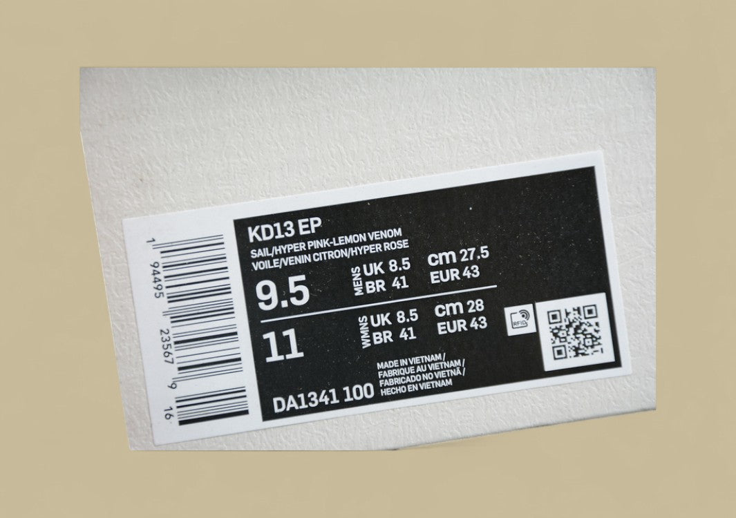 Nike KD EP "Peace Day Easy Money Sniper" Multi-Color Basketball Shoe