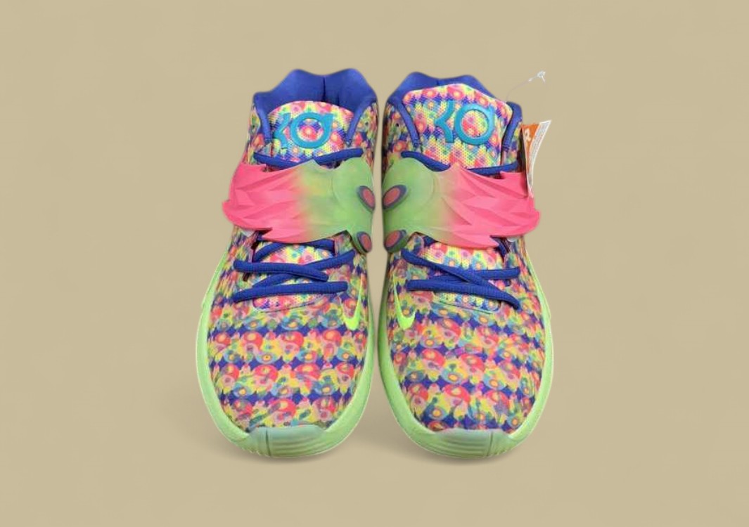 Nike KD EP "Ron English 1" Hyper Pink Turquoise Blue Basketball Shoe