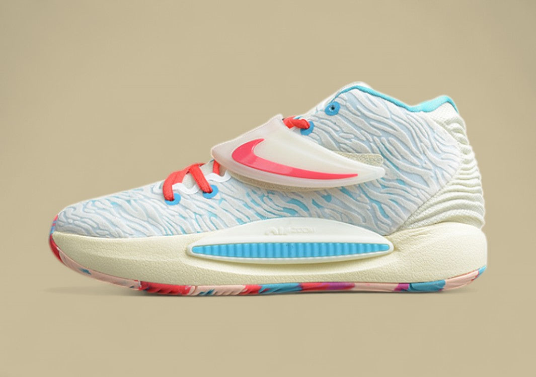 Nike KD EP “Cashmere Multicolor” Turquoise Blue Basketball Shoe