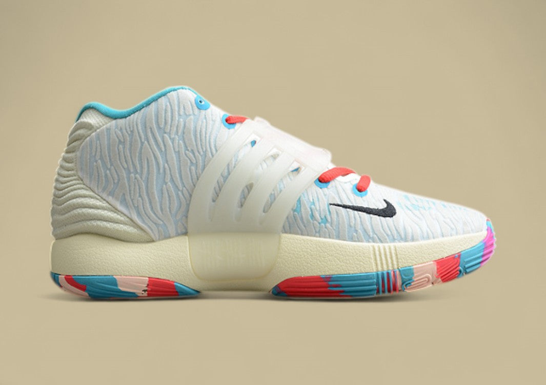 Nike KD EP “Cashmere Multicolor” Turquoise Blue Basketball Shoe