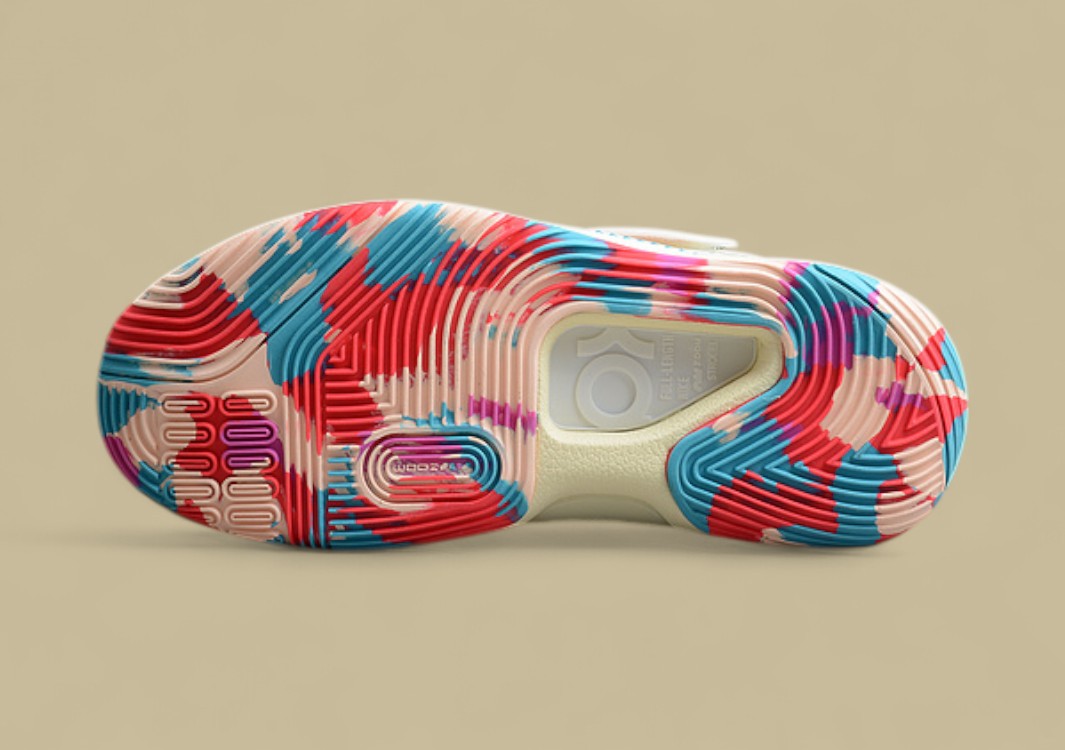 Nike KD EP “Cashmere Multicolor” Turquoise Blue Basketball Shoe