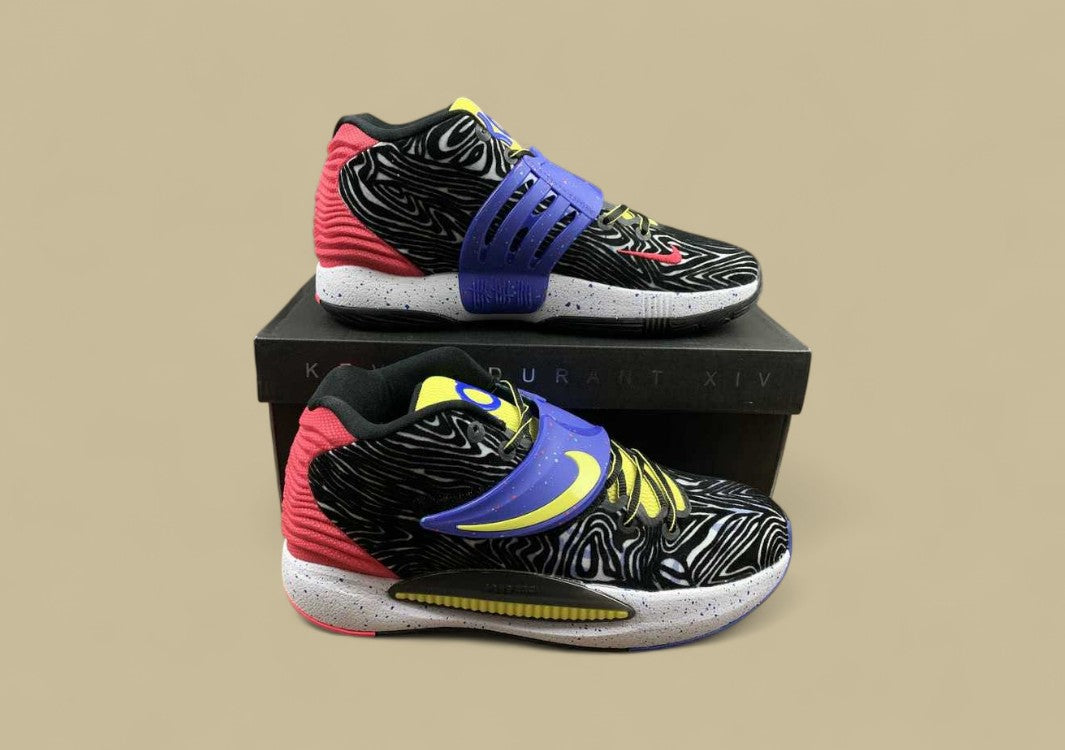 Nike KD EP “Multi-Color” Fusion Red Basketball Shoe