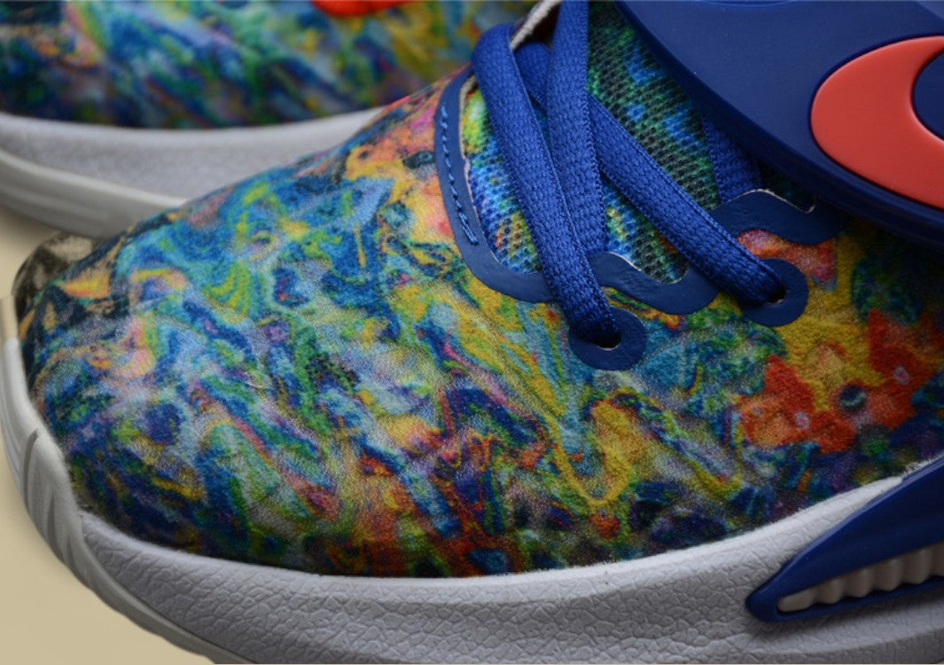 Nike KD EP “Paint Splatter” Royal Blue Basketball Shoe
