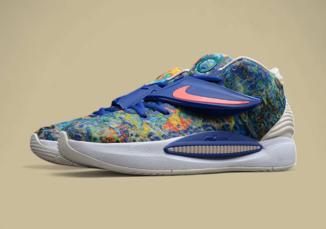 Nike KD EP “Paint Splatter” Royal Blue Basketball Shoe